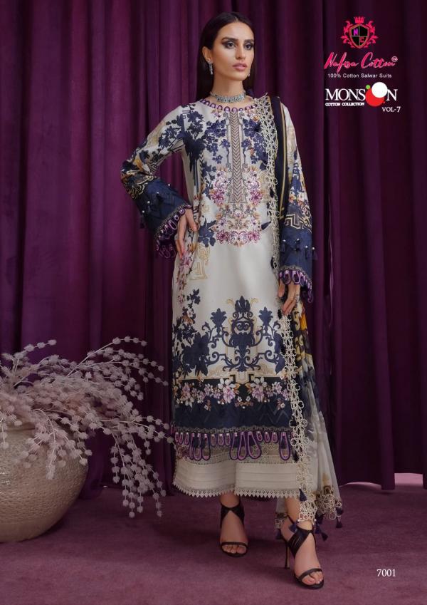 Nafisa Monsoon Vol-7 Cotton Designer Exclusive Dress Material